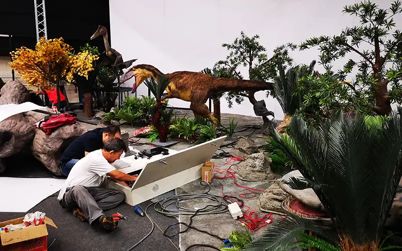 After-sales maintenance and support for animatronic exhibits