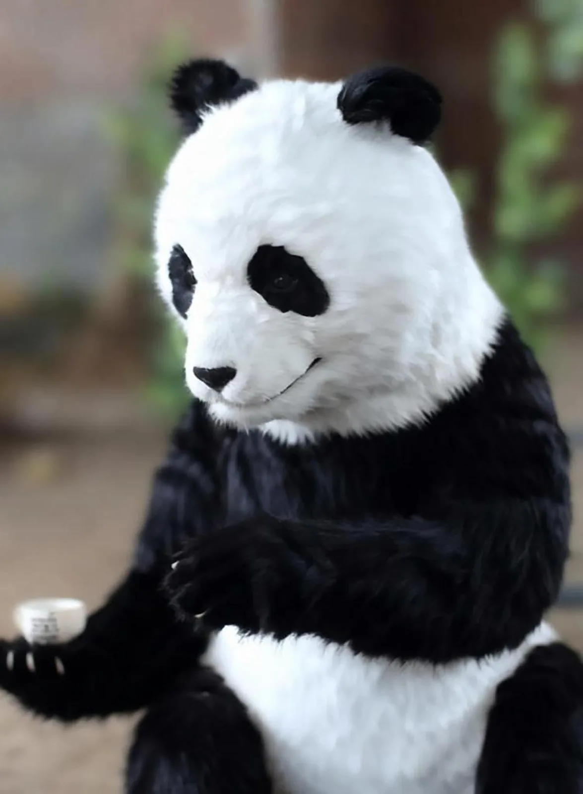 Life-size animatronic animal exhibit for a zoo collection