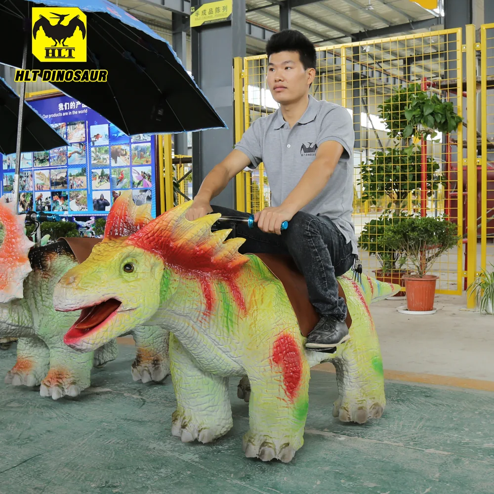 Four-Seat Coin-Operated Dinosaur Ride Machine