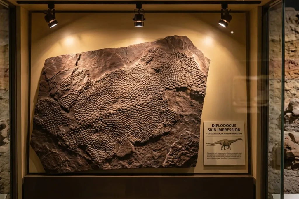 Dinosaur Skin Fossil Replica — Diplodocus
