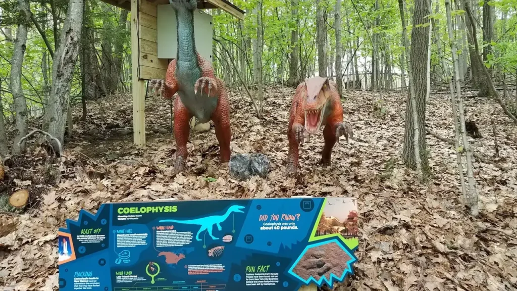 Animatronic Dinosaurs at Lake George, New York