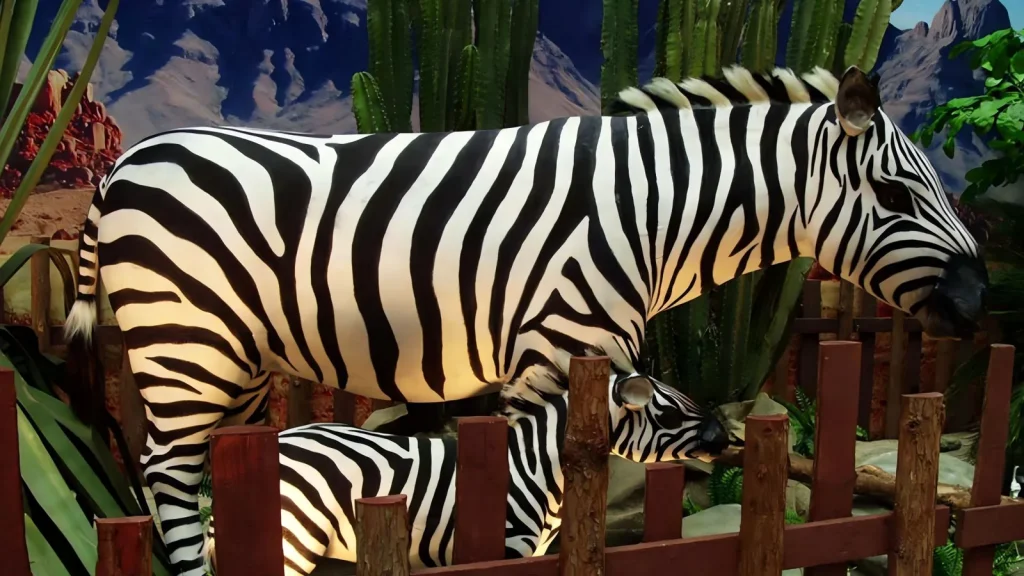 Animatronic Zebra and Foal
