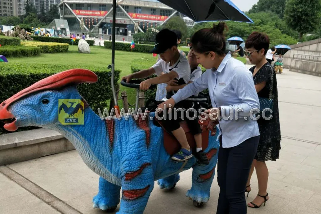 Animatronic Dinosaur Ride-On for Amusement Parks