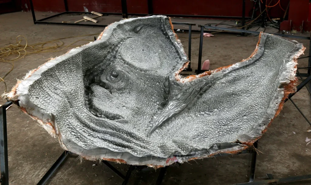 Patented Silicone Skin Technology for Animatronic Dinosaurs