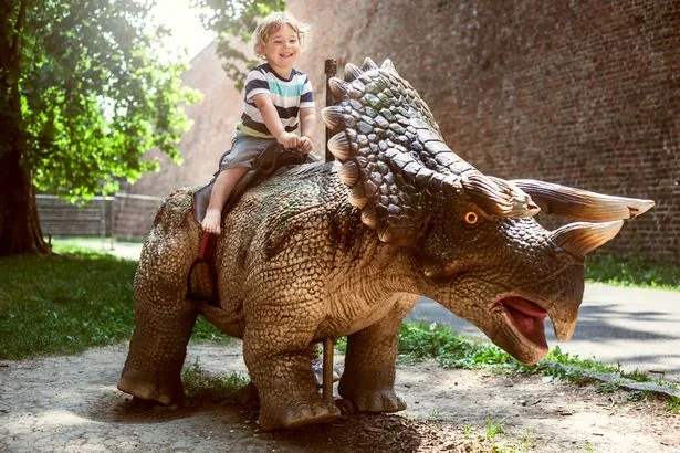 Triceratops Ride-On Dinosaur