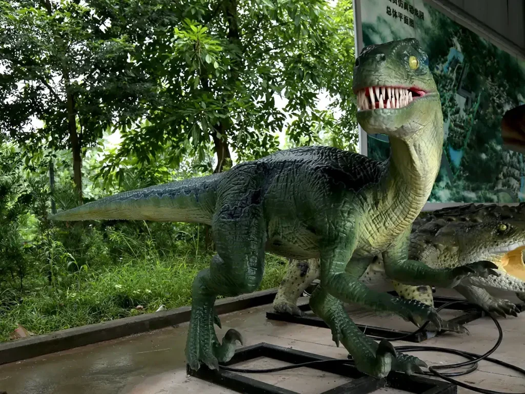 Velociraptor Statue for Outdoor Park