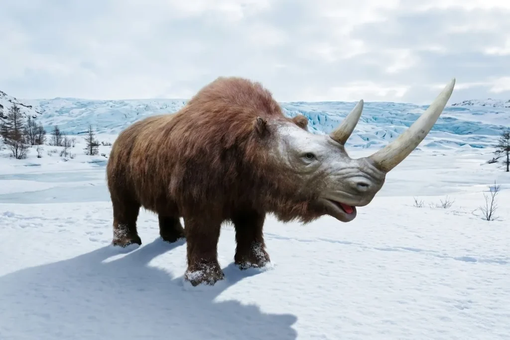 Animatronic Woolly Rhino